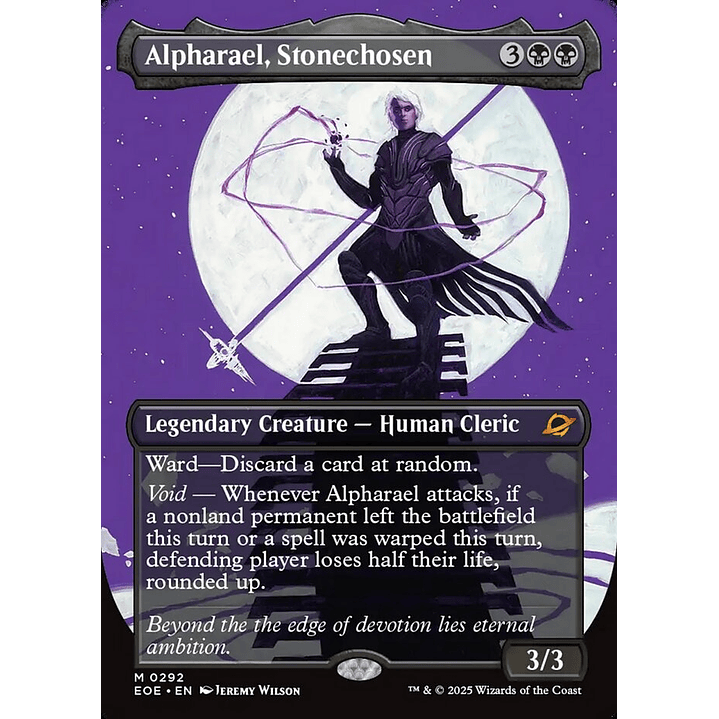 Alpharael, Stonechosen (Borderless foil) | Inglés | NM | EOE 1