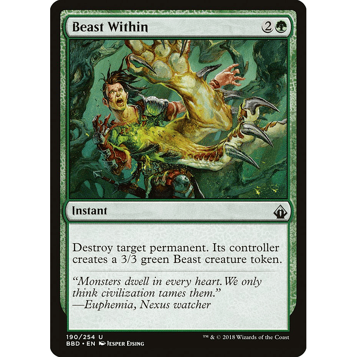 Beast Within | Inglés | NM | BBD 1