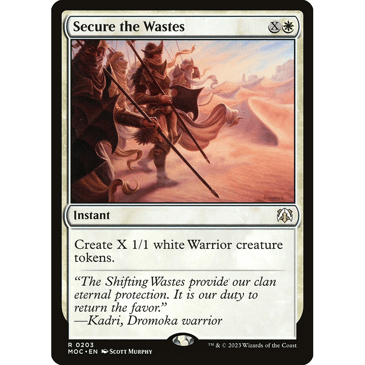 Secure the Wastes | Inglés | NM | MOC 1