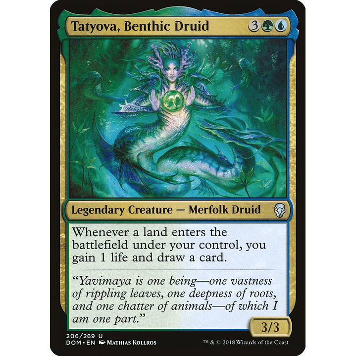 Tatyova, Benthic Druid | Japonés | NM | DOM 1