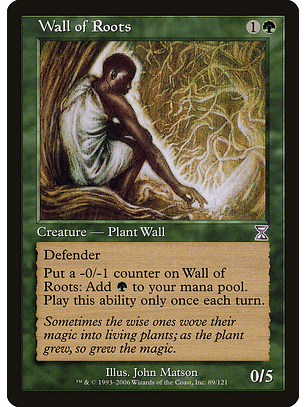 Wall of Roots (Retro Frame) | Español | VG | TSB