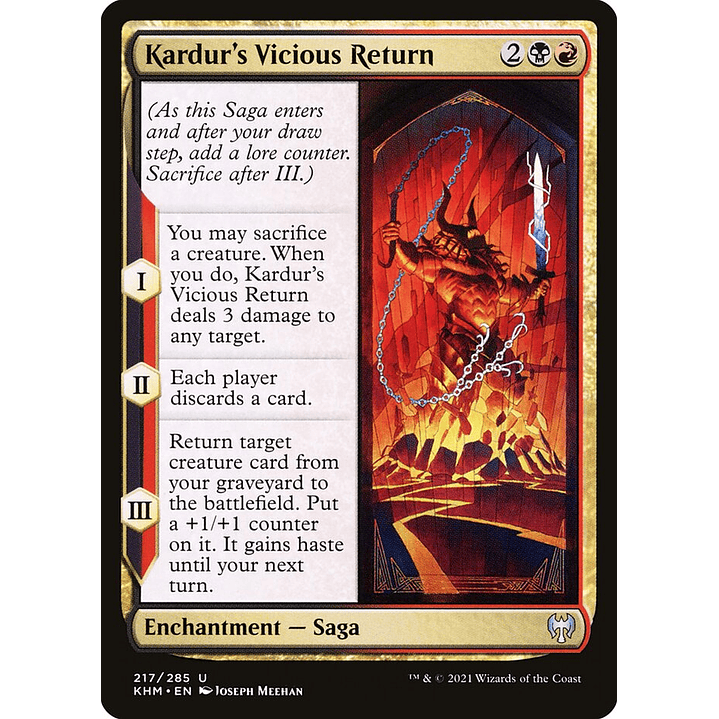 Kardur's Vicious Return | Español | NM | KHM 1