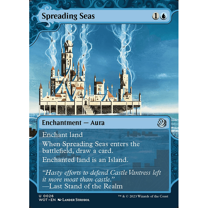 Spreading Seas (Showcase foil) | Inglés | NM | WOT 1