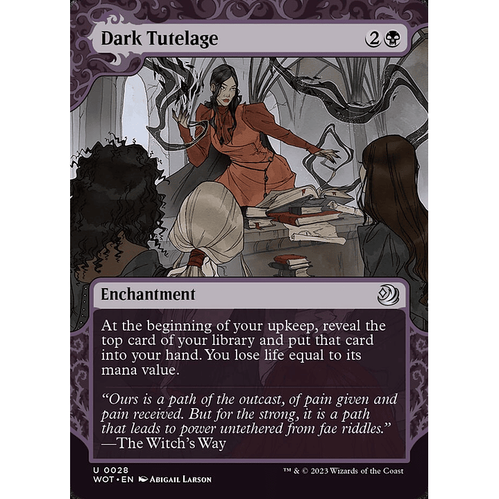 Dark Tutelage (Showcase foil) | Inglés | NM | WOT 1