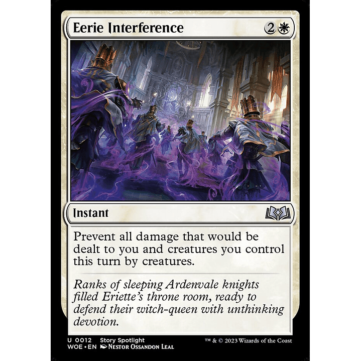 Eerie Interference (foil) | Inglés | NM | WOE 1
