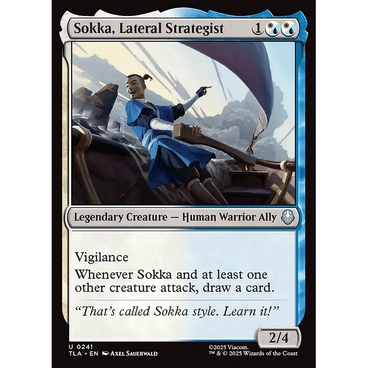 Sokka, Lateral Strategist (foil) | Inglés | NM | TLA 1