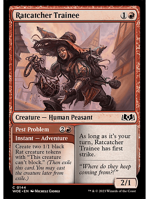 Ratcatcher Trainee // Pest Problem (foil) | Inglés | NM | WOE