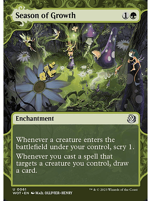 Season of Growth (Showcase foil) | Inglés | NM | WOT