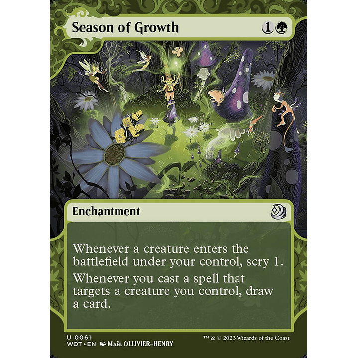 Season of Growth (Showcase foil) | Inglés | NM | WOT 1