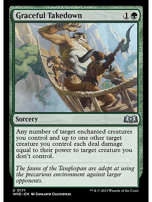 Graceful Takedown (foil) | Inglés | NM | WOE