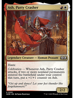 Ash, Party Crasher (foil) | Inglés | NM | WOE