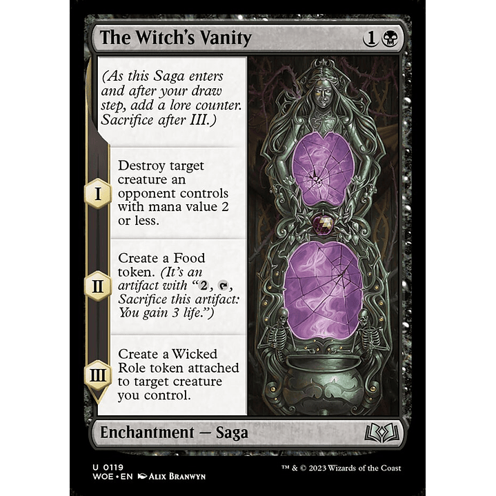 The Witch's Vanity (foil) | Inglés | NM | WOE 1