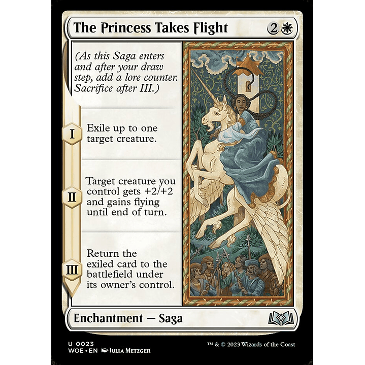 The Princess Takes Flight (foil) | Inglés | NM | WOE 1