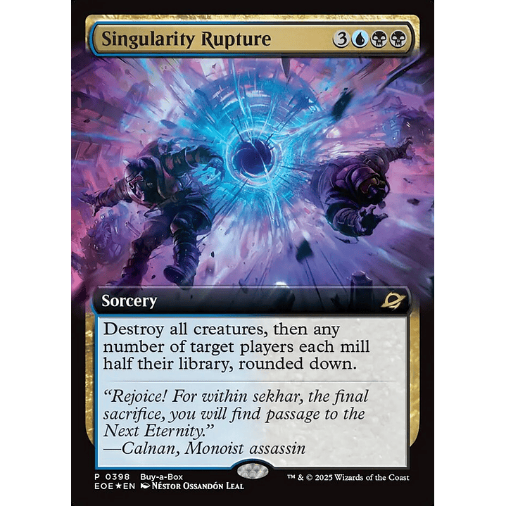 Singularity Rupture (Extended Art foil) | Inglés | NM | EOE 1