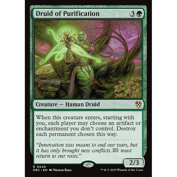 Druid of Purification | Inglés | NM | DRC 1