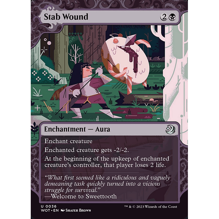 Stab Wound (Showcase foil) | Inglés | NM | WOT 1