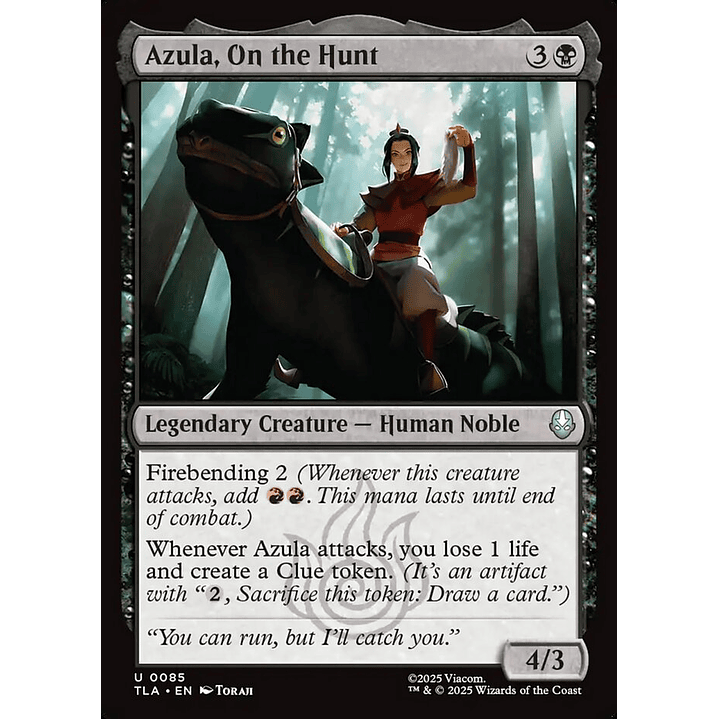 Azula, On the Hunt (foil) | Inglés | NM | TLA 1