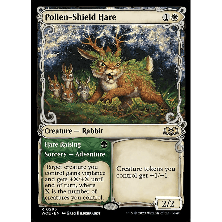 Pollen-Shield Hare // Hare Raising (Showcase) | Inglés | NM | WOE 1