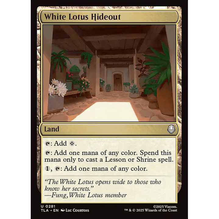 White Lotus Hideout | Inglés | NM | TLA 1