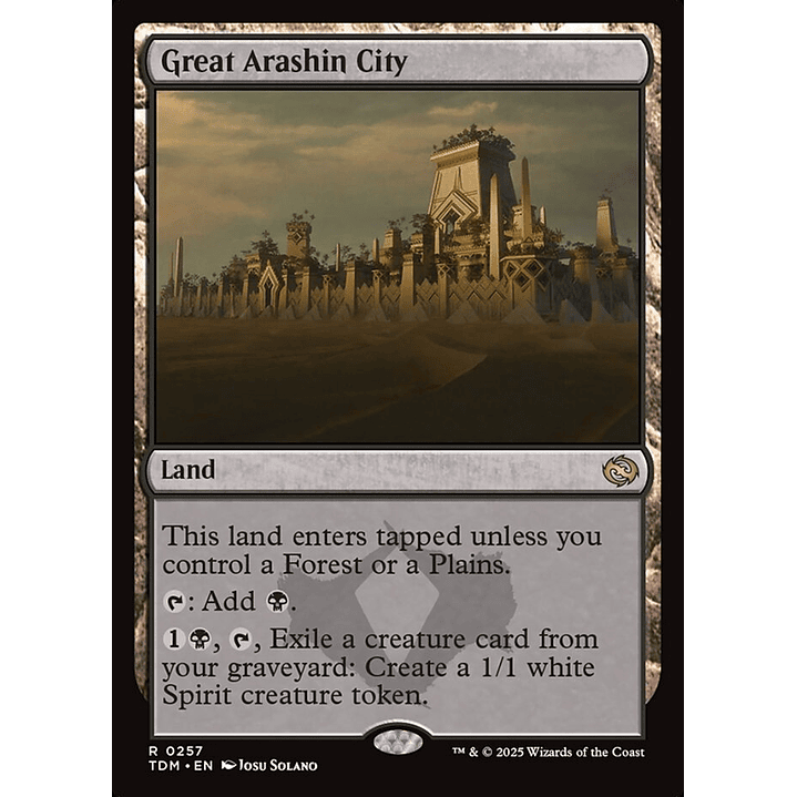 Great Arashin City (foil) | Inglés | NM | TDM 1