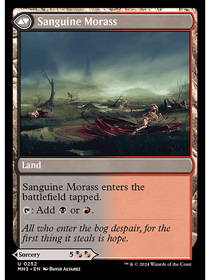 Bloodsoaked Insight // Sanguine Morass | Inglés | NM | MH3