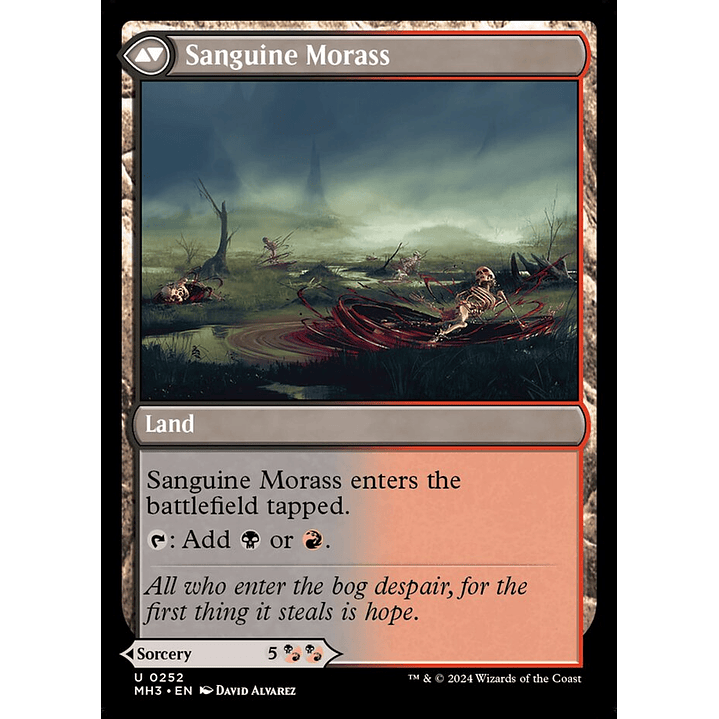 Bloodsoaked Insight // Sanguine Morass | Inglés | NM | MH3 2