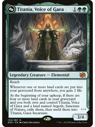 Titania, Voice of Gaea | Inglés | NM | BRO