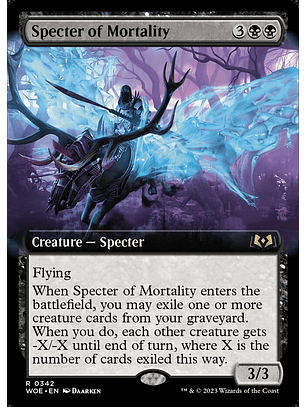 Specter of Mortality (Extended Art) | Inglés | NM | WOE