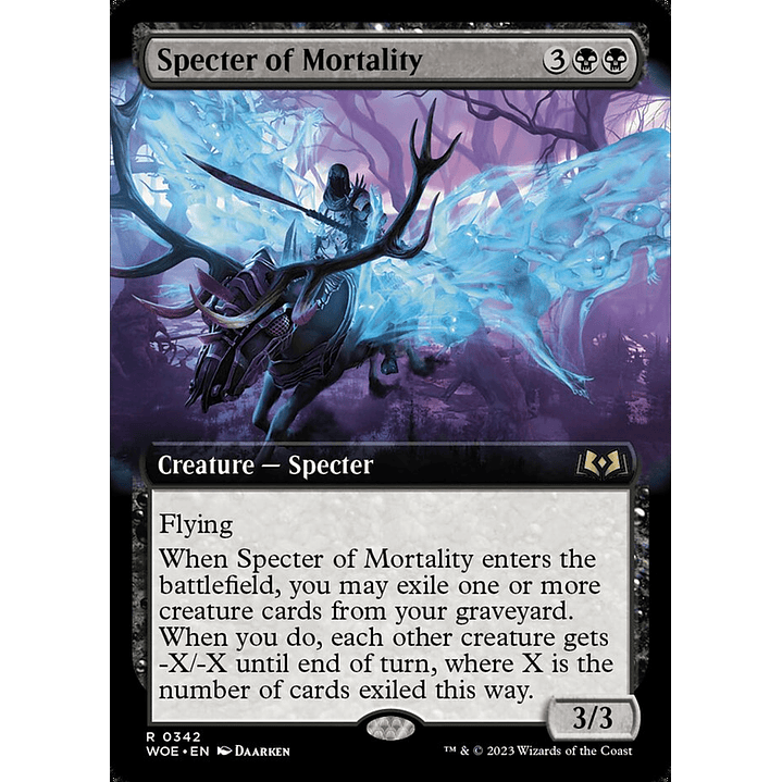 Specter of Mortality (Extended Art) | Inglés | NM | WOE 1