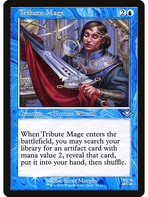 Tribute Mage (Retro Frame foil) | Inglés | NM | H1R