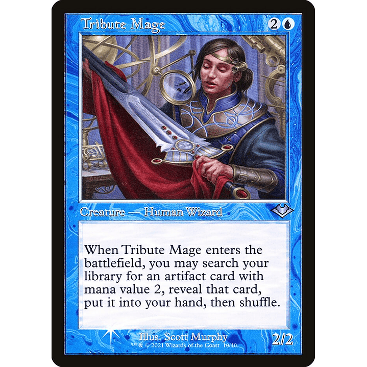 Tribute Mage (Retro Frame foil) | Inglés | NM | H1R 1