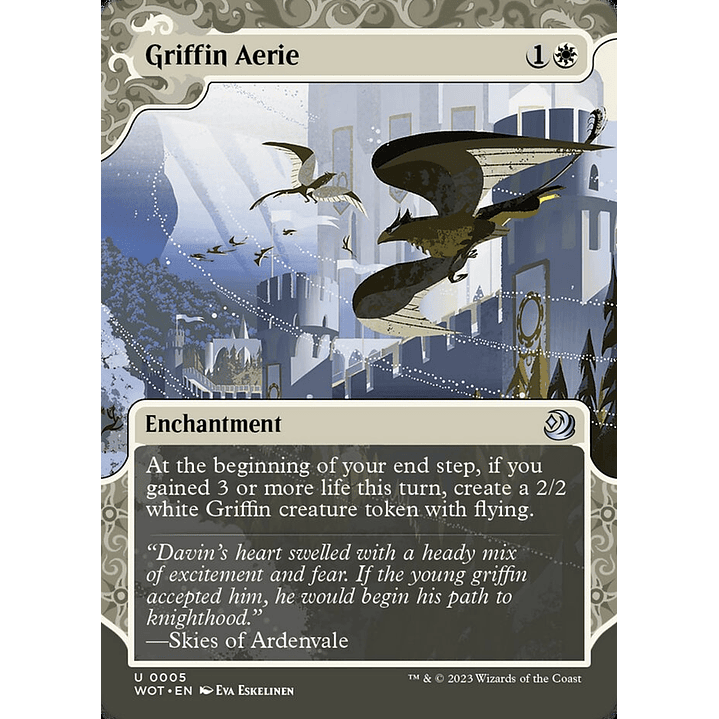 Griffin Aerie (Showcase foil) | Inglés | NM | WOT 1