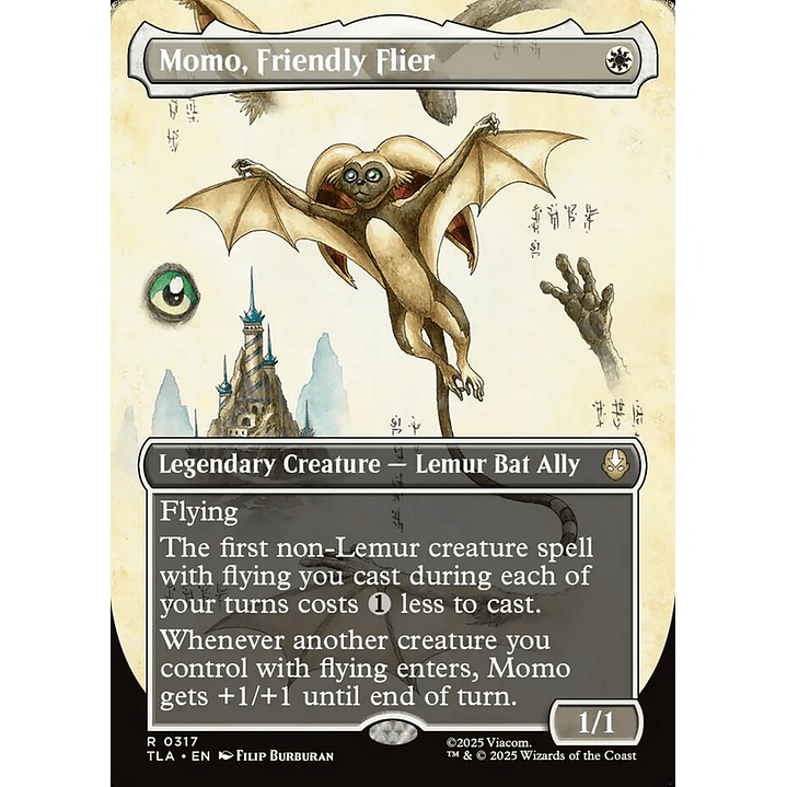 Momo, Friendly Flier (Borderless) | Inglés | NM | TLA 1