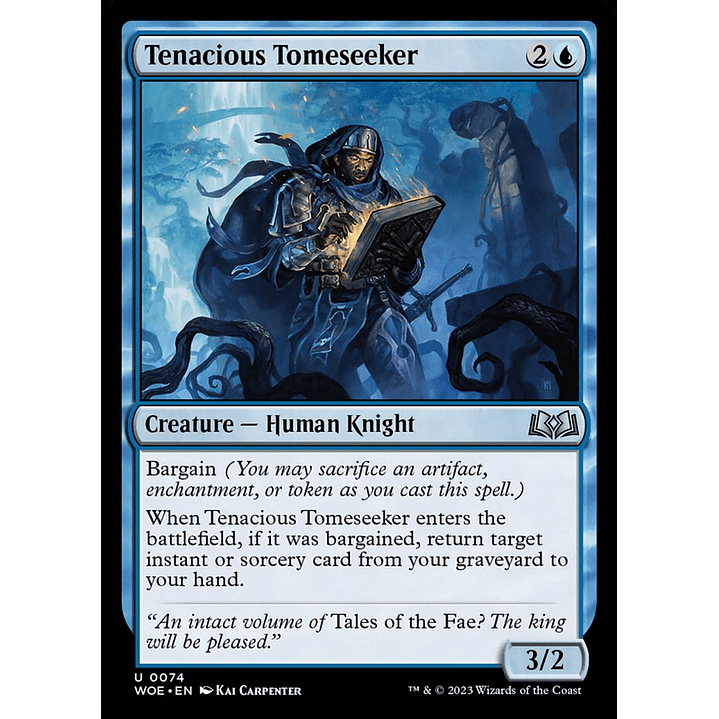 Tenacious Tomeseeker (foil) | Inglés | NM | WOE 1