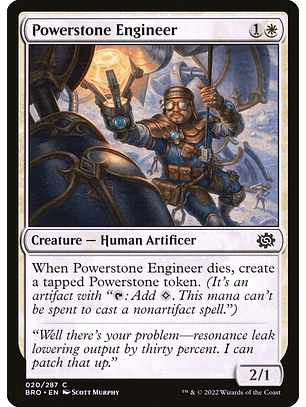 Powerstone Engineer | Inglés | NM | BRO