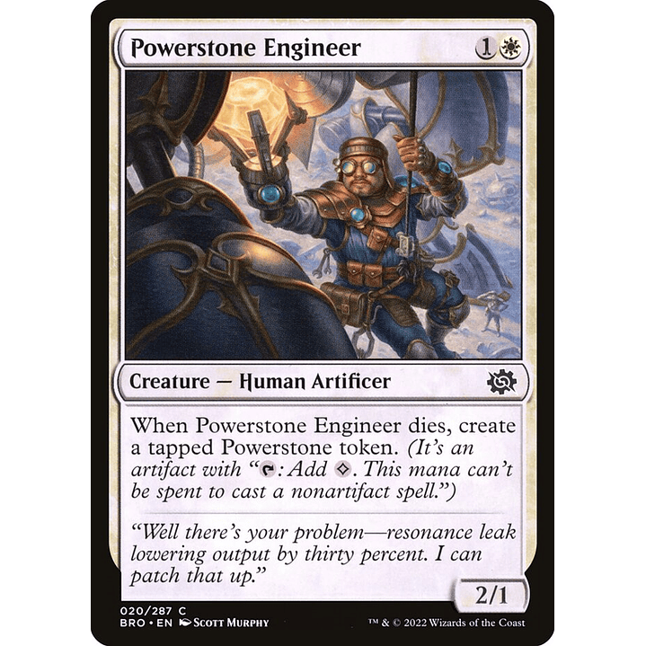 Powerstone Engineer | Inglés | NM | BRO 1