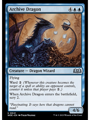 Archive Dragon (foil) | Inglés | NM | WOE