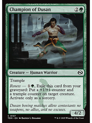 Champion of Dusan (foil) | Inglés | NM | TDM