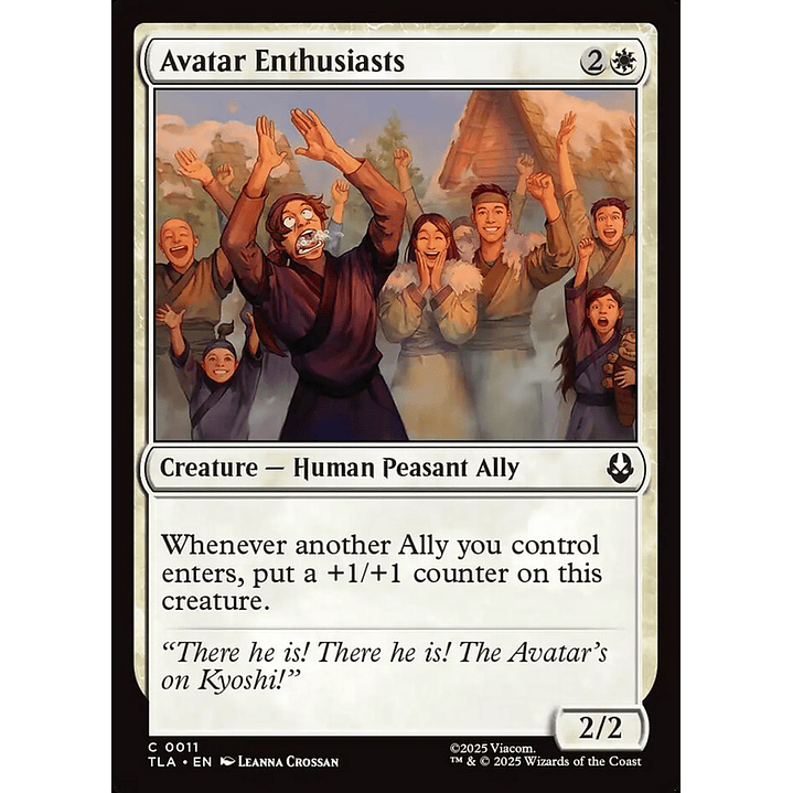 Avatar Enthusiasts | Inglés | NM | TLA 1