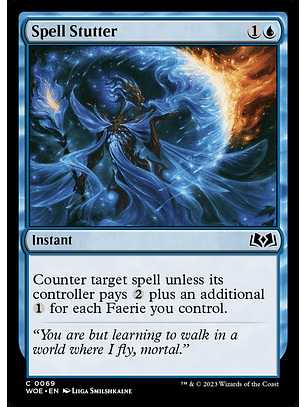 Spell Stutter (foil) | Inglés | NM | WOE