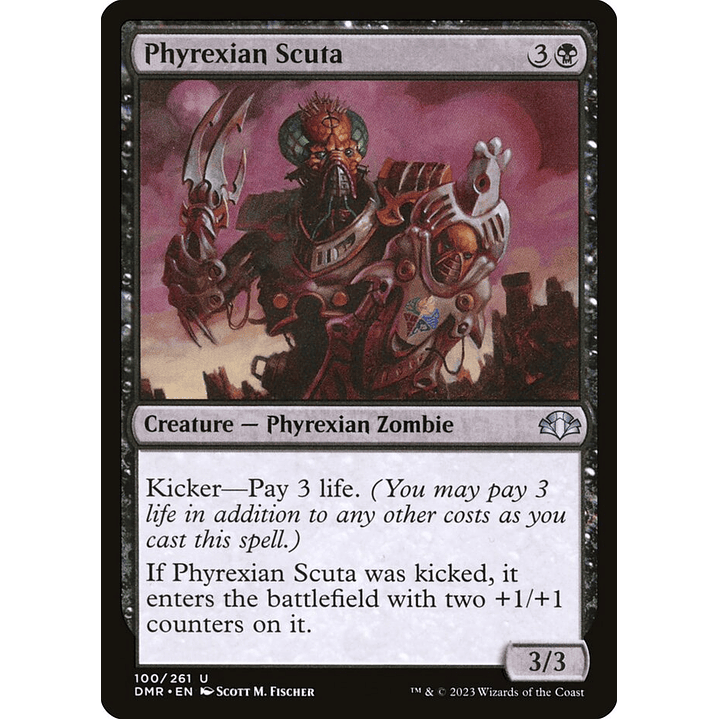 Phyrexian Scuta (foil) | Español | NM | DMR 1