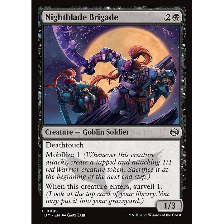 Nightblade Brigade | Inglés | NM | TDM 1
