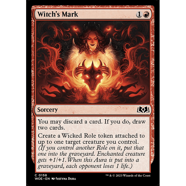 Witch's Mark (foil) | Inglés | NM | WOE 1