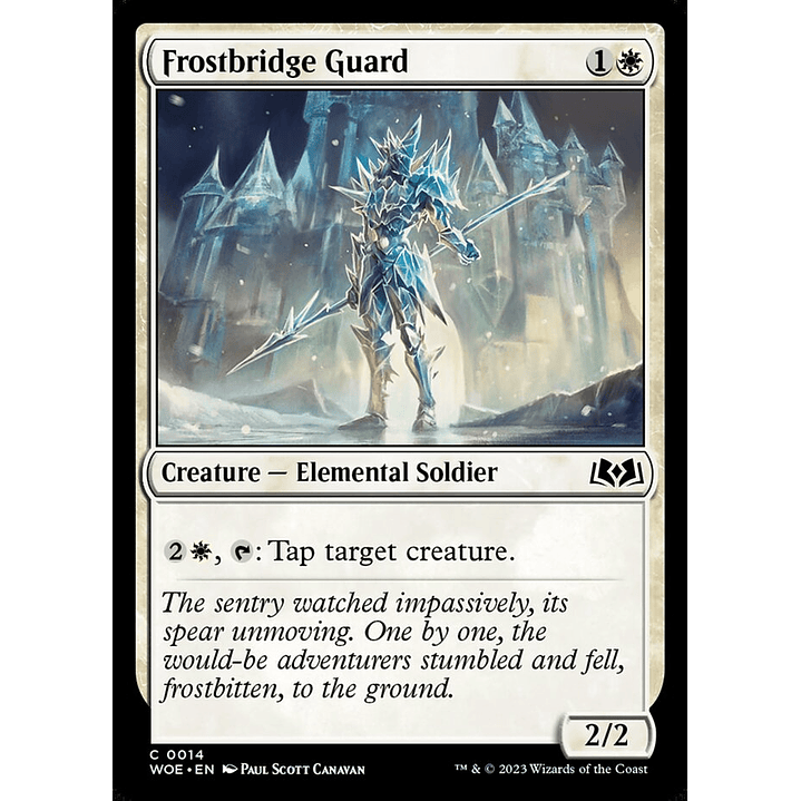 Frostbridge Guard (foil) | Inglés | NM | WOE 1
