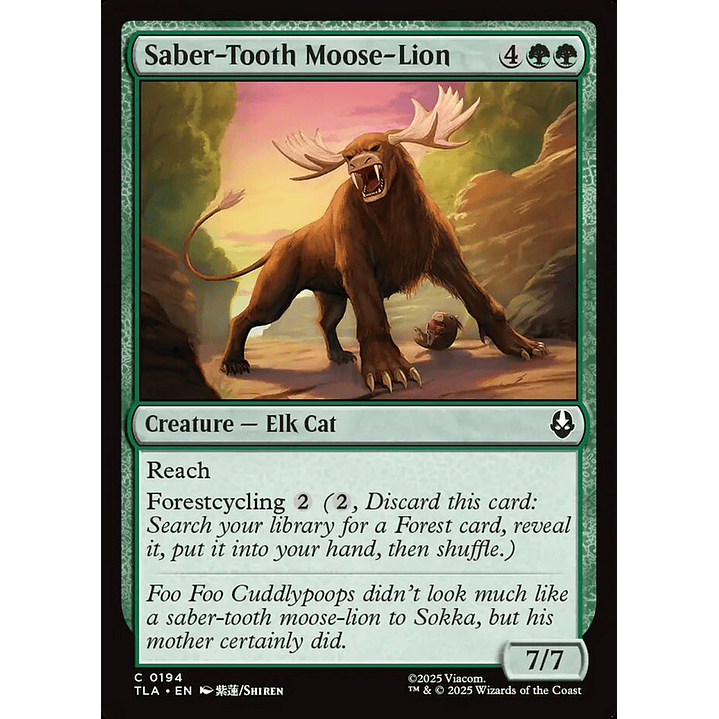 Saber-Tooth Moose-Lion | Inglés | NM | TLA 1