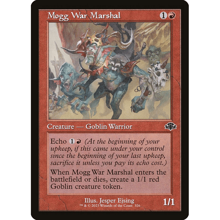 Mogg War Marshal (Retro Frame) | Español | NM | DMR 1