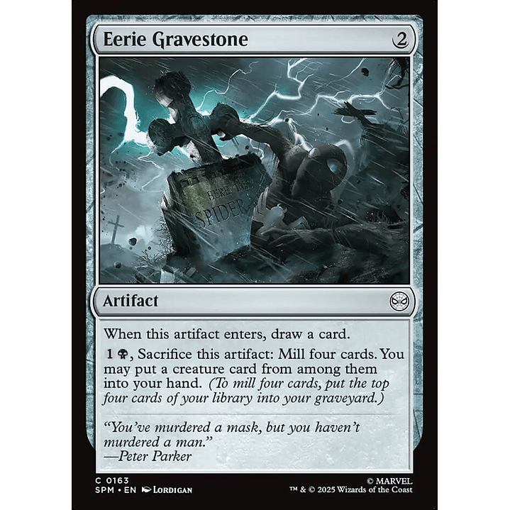 Eerie Gravestone | Español | NM | SPM 1