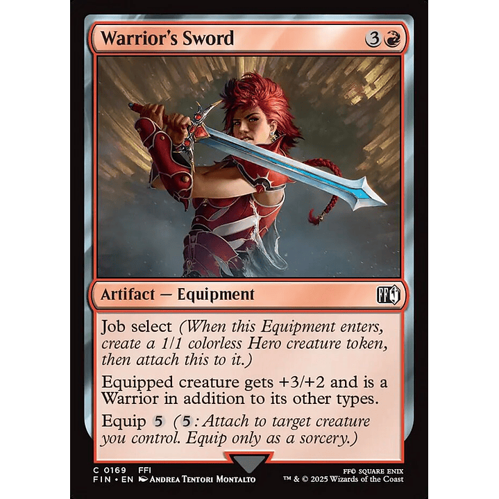 Warrior's Sword (foil) | Español | NM | FIN 1