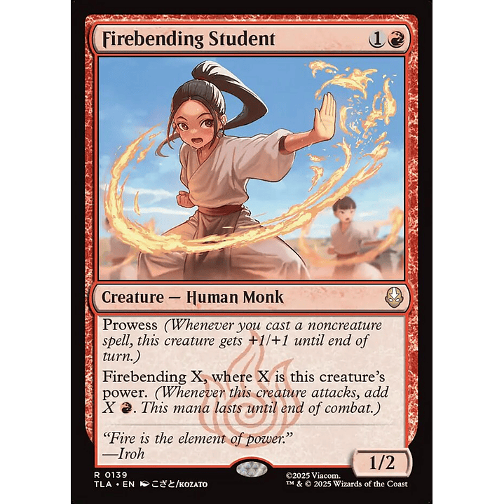 Firebending Student | Inglés | NM | TLA 1