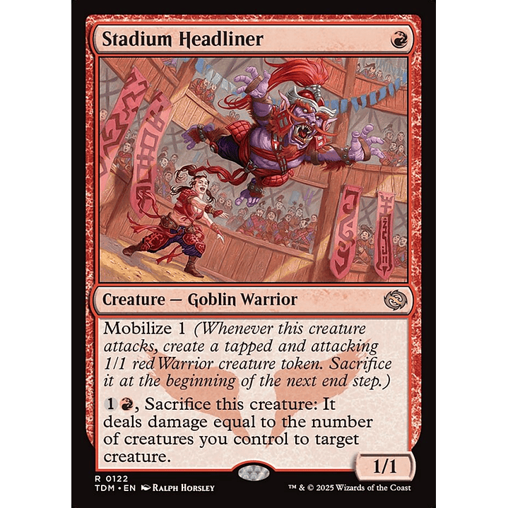 Stadium Headliner | Inglés | NM | TDM 1